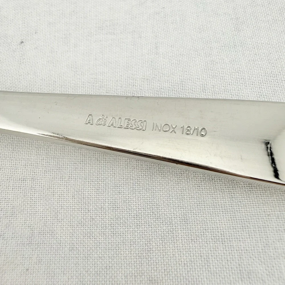 Alessi Inox 18/10 Stainless Steel Dinner Fork KnifeForkSpoon Flatware Italy 7.5